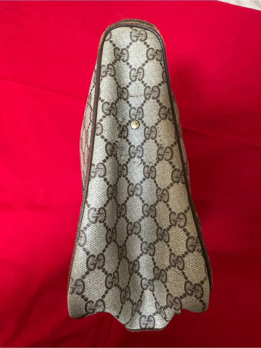 Authentic Vintage Gucci GG Monogram Supreme Sherry Web Ophidia Shoulder Bag - Picture 3 of 13